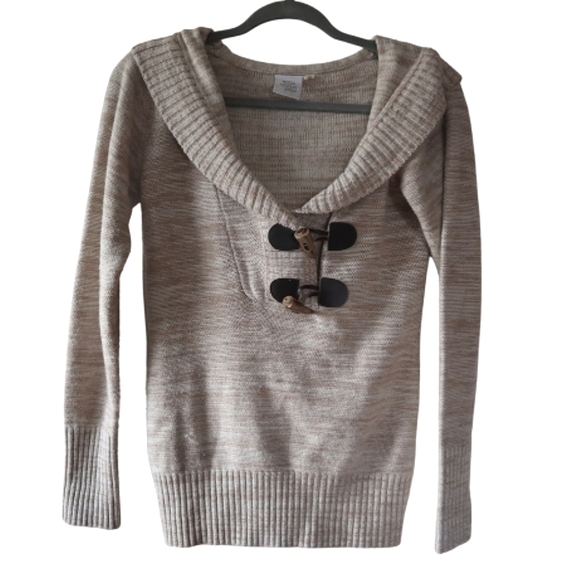 Ripcurl Hooded Sweater Knit Top - Picture 1 of 6